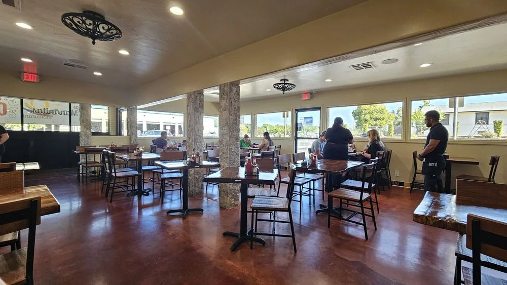 Dining-room imagery used in the restaurant concept